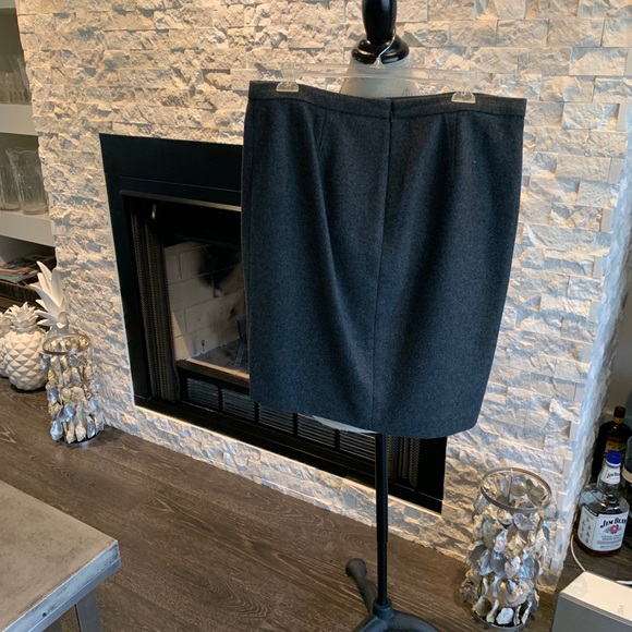 Gray wool pencil skirts sz 10 - Picture 1 of 3